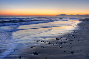 Sotogrande beach in the winter