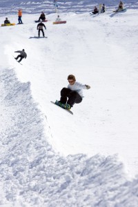 snowboarding Sierra Nevada