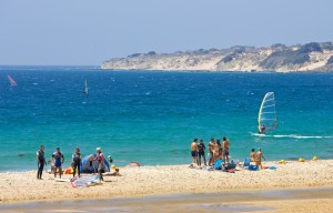 Surfing in Tarifa Beach