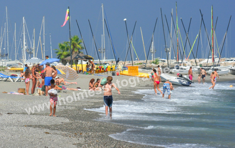 Sotogrande beach in summer