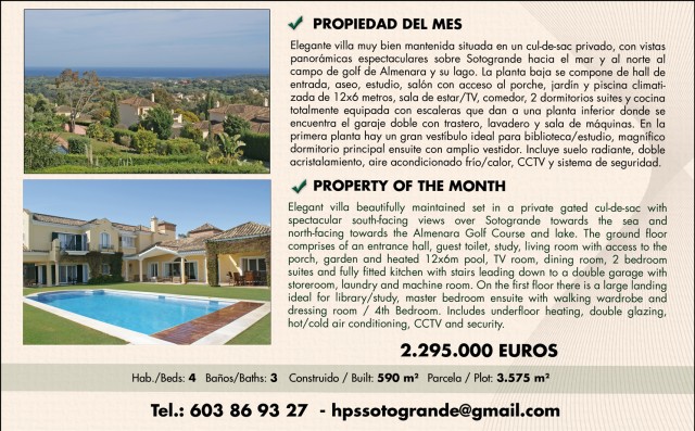 Property of the month 1-15 julio