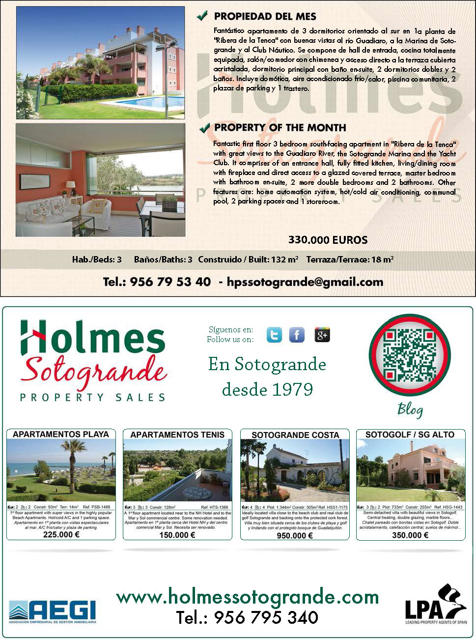 Holmes advert 15th May 1st June 2015