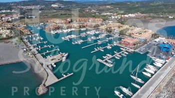 aerial sotogrande marina
