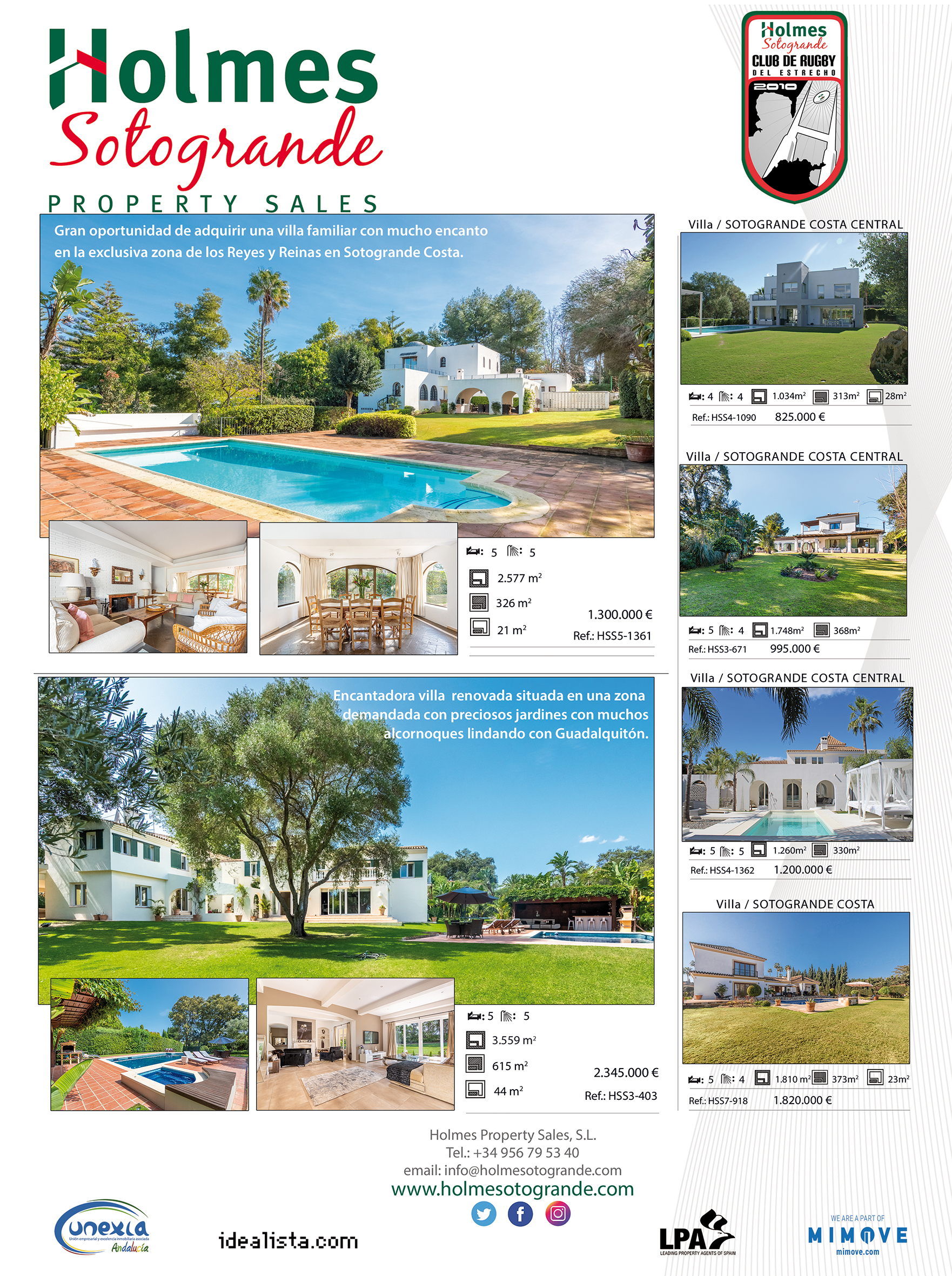 holmes sotogrande anuncio El Periodico de Sotogrande