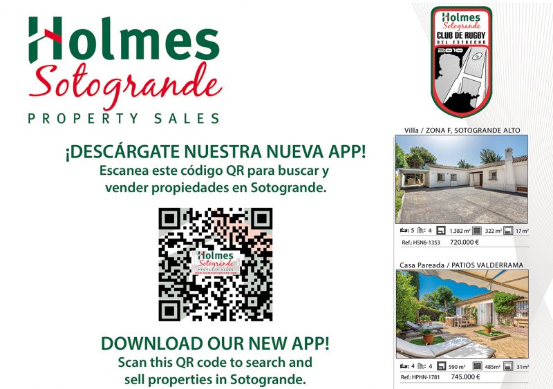 Holmes Sotogrande nueva aplicación